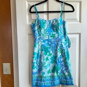 Lilly Pulitzer dress in blue and green size 0
